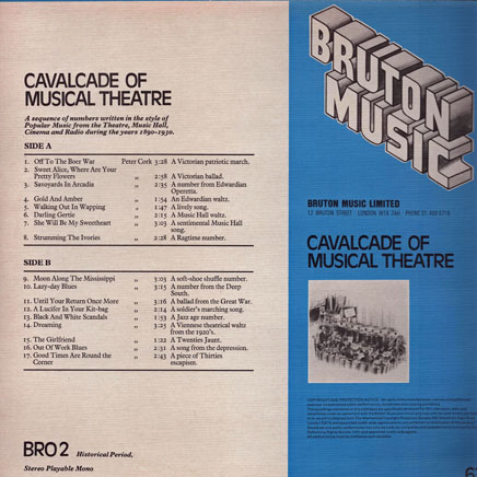 The LP back cover