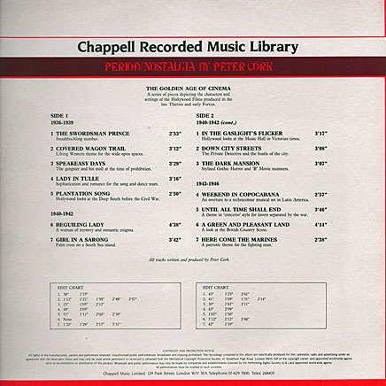 The LP back cover