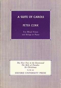 Front cover of the published score
