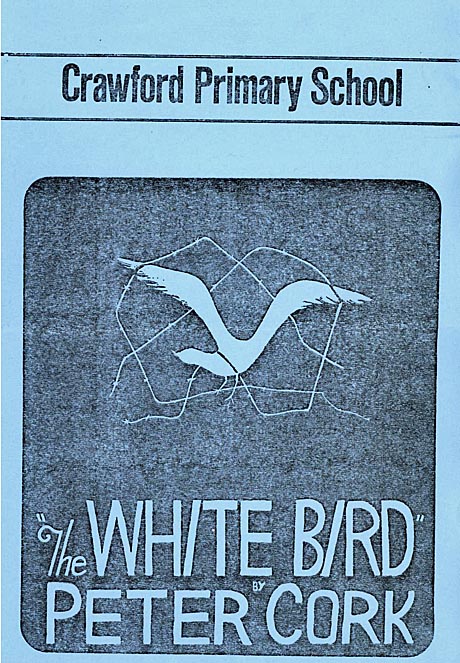 The front cover of the Crawford Primary School's programme